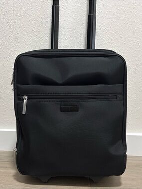 Vera Bradley Underseat Rolling Work Bag in Traditional Black